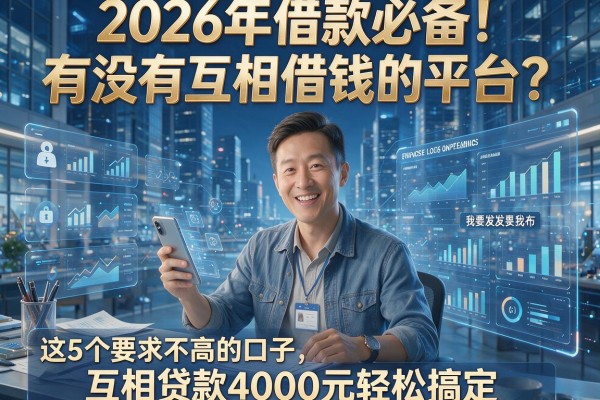 2026年借款必备!有没有互相借钱的平台?这5个要求不高的口子,互相贷款4000元轻松搞定