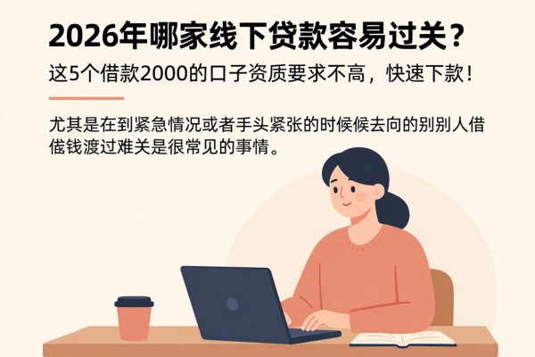 2026年哪家线下贷款容易过关？这5个借款2000的口子资质要求不高，快速下款！