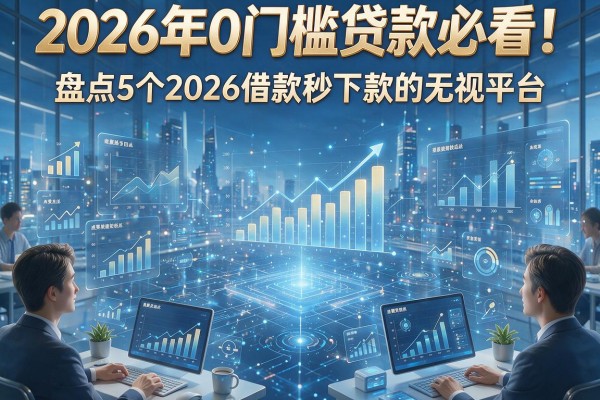 2026年0门槛贷款必看！盘点5个2026借款秒下款的无视平台
