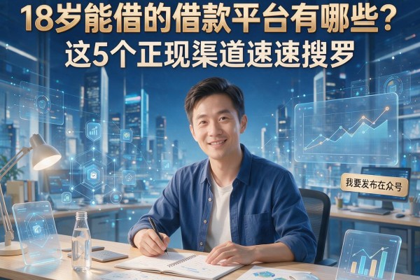 18岁能借的借款平台有哪些?这5个正规渠道速速搜罗!