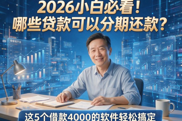 2026小白必看!哪些贷款可以分期还款?这5个借款4000的软件轻松搞定