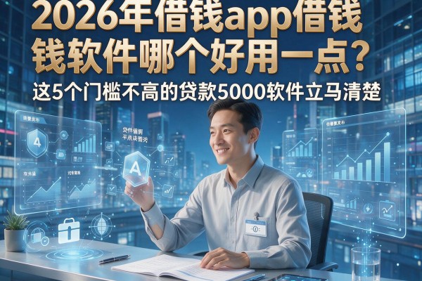 2026年借钱app借钱软件哪个好用一点?这5个门槛不高的贷款5000软件立马清楚!