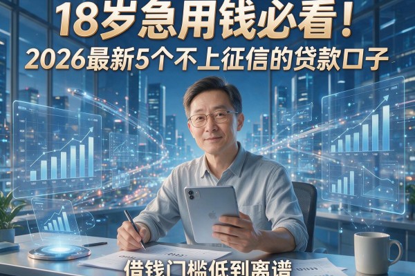 18岁急用钱必看!2026最新5个不上征信的贷款口子,借钱门槛低到离谱