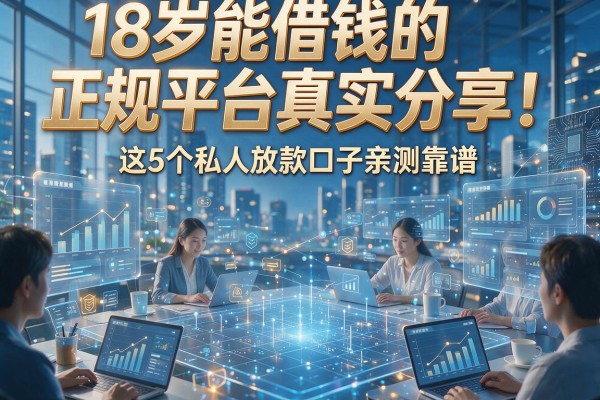 18岁能借钱的正规平台真实分享!这5个私人放款口子亲测靠谱