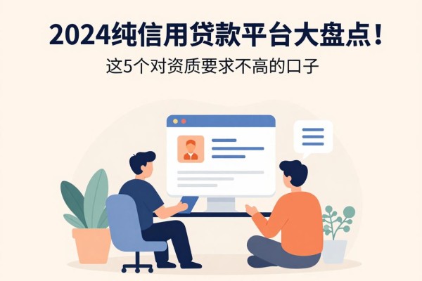 2024纯信用贷款平台大盘点!这5个对资质要求不高的口子,申请起来真的蛮顺心