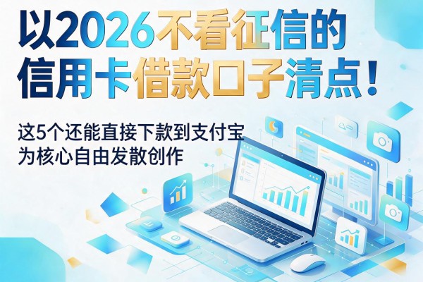 2026不看征信的信用卡借款口子清点！这5个还能直接下款到支付宝