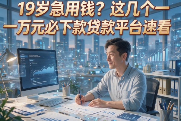 19岁急用钱?这几个一万元必下款贷款平台速看!