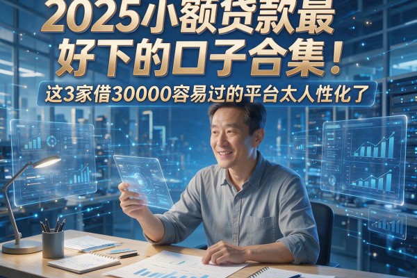 2025小额贷款最好下的口子合集!这3家借30000容易过的平台太人性化了
