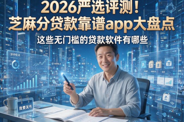 2026严选评测!芝麻分贷款靠谱app大盘点,这些无门槛的贷款软件有哪些?