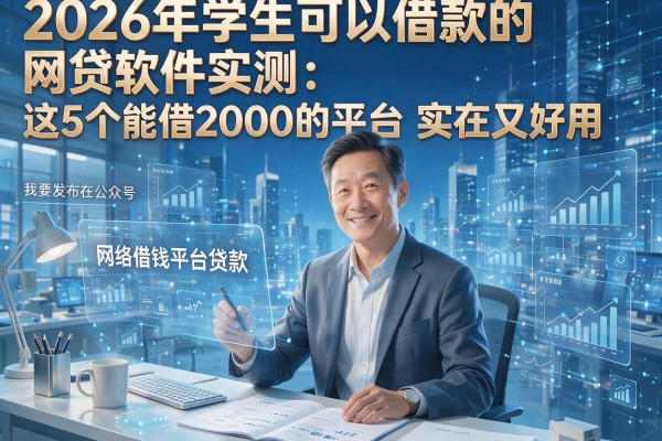 2026年学生可以借款的网贷软件实测:这5个能借2000的平台实在又好用!
