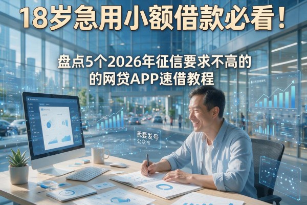 18岁急用小额借款必看!盘点5个2026年征信要求不高的网贷APP速借教程