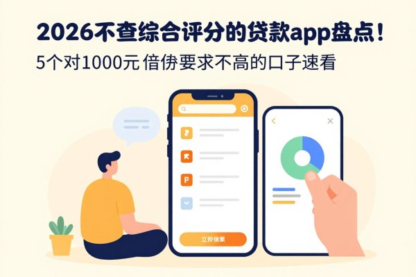 2026不查综合评分的贷款app盘点!5个对1000元借款要求不高的口子速看