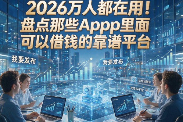 2026万人都在用!盘点那些App里面可以借钱的靠谱平台