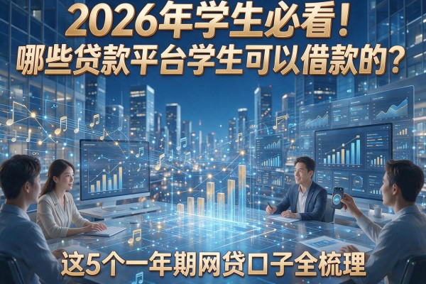 2026年学生必看!哪些贷款平台学生可以借款的?这5个一年期网贷口子全梳理