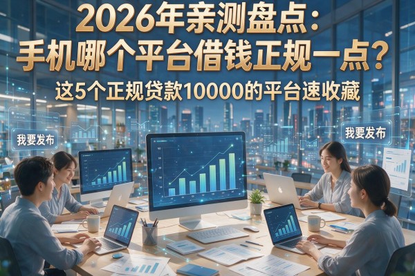 2026年亲测盘点:手机哪个平台借钱正规一点?这5个正规贷款10000的平台速收藏!