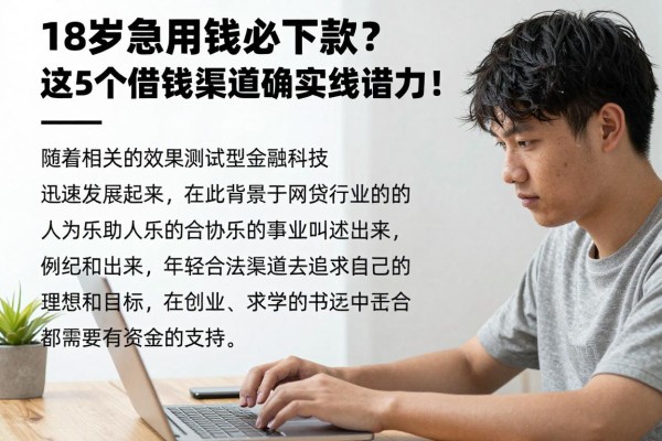 18岁急用钱必下款？这5个借钱渠道确实给力，亲测能借到！