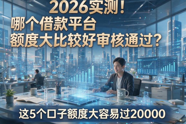 2026实测!哪个借款平台额度大比较好审核通过?这5个口子额度大容易过20000