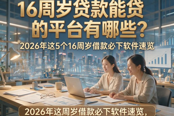 16周岁贷款能贷的平台有哪些？2026年这5个16周岁借款必下软件速览