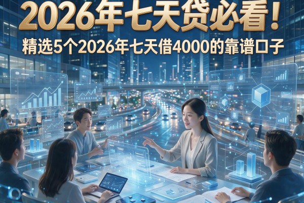 2026年七天贷必看!精选5个2026年七天借4000的靠谱口子