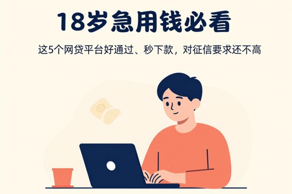 18岁急用钱必看！这5个网贷平台好通过、秒下款，对征信要求还不高