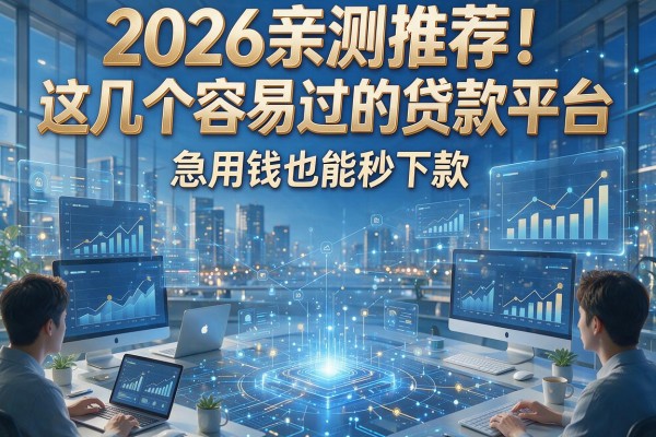 2026亲测推荐!这几个容易过的贷款平台,急用钱也能秒下款