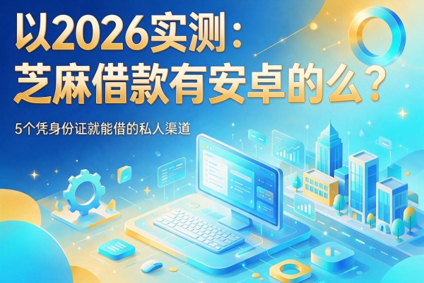2026实测：芝麻借款有安卓的么？顺便分享5个凭身份证就能借的私人渠道