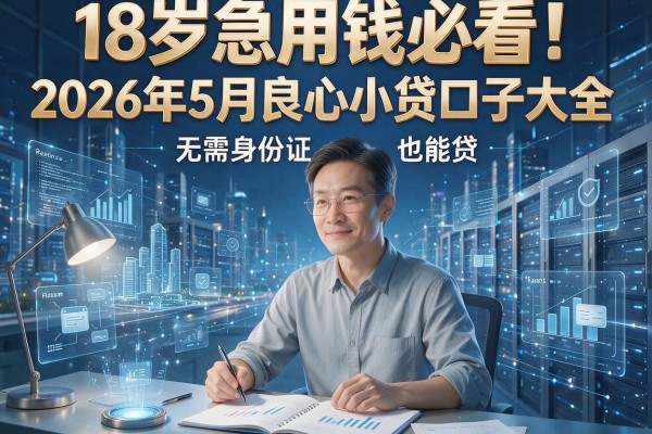 18岁急用钱必看!2026年5月良心小贷口子大全,无需身份证也能贷?