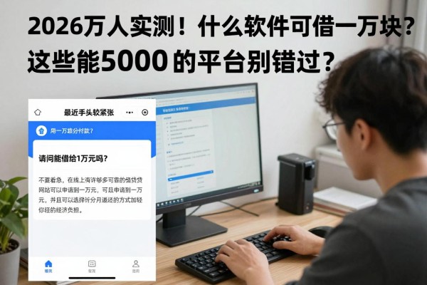 2026万人实测！什么软件可以借一万块分期还？这些能借5000的平台也别错过