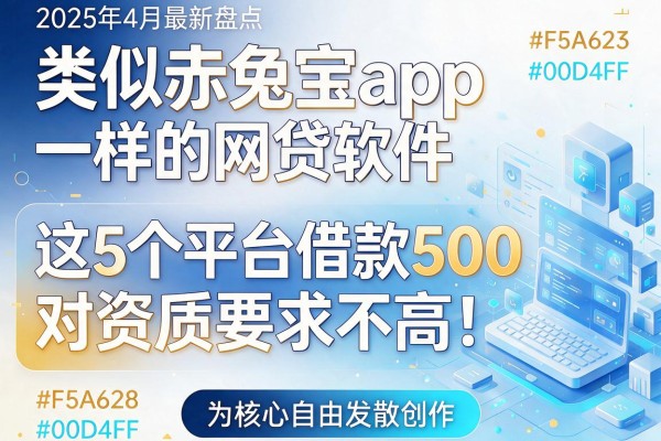 2025年4月最新盘点：类似赤兔宝app一样的网贷软件，这5个平台借款500对资质要求不高！