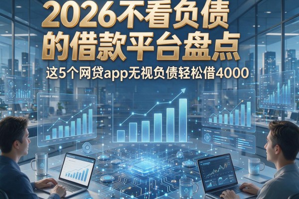 2026不看负债的借款平台盘点，这5个网贷app无视负债轻松借4000