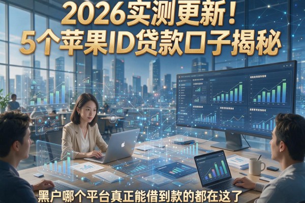 2026实测更新!5个苹果ID贷款口子揭秘,黑户app哪个平台真正能借到款的都在这了