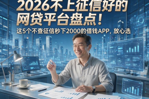 2026不上征信好的网贷平台盘点!这5个不查征信秒下2000的借钱APP,放心选!