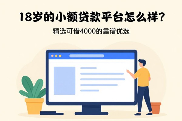 18岁的小额贷款平台怎么样?精选5个正规优选,今日汇总18岁可借4000的靠谱平台