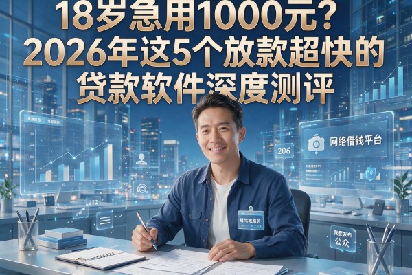 18岁急用1000元?2026年这5个放款超快的贷款软件深度测评!
