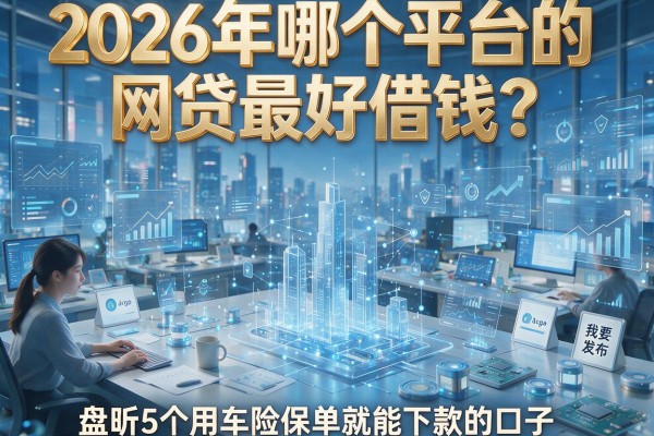 2026年哪个平台的网贷最好借钱?盘点5个用车险保单就能下款的口子!