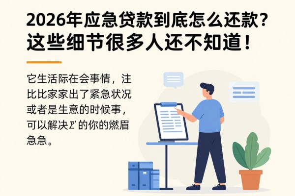 2026年应急贷款到底怎么还款?这些细节很多人还不知道!