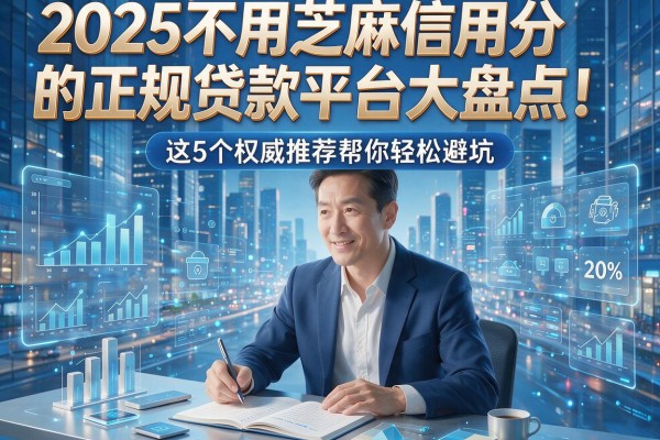 2025不用芝麻信用分的正规贷款平台大盘点！这5个权威推荐帮你轻松避坑