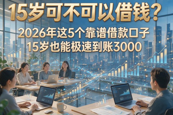 15岁可不可以借钱？2026年这5个靠谱借款口子，15岁也能极速到账3000！