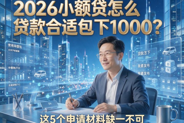 2026小额贷怎么贷款合适包下1000?这5个申请材料缺一不可!