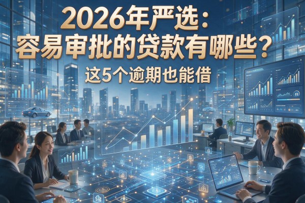2026年严选：容易审批的贷款有哪些？这5个逾期也能借！