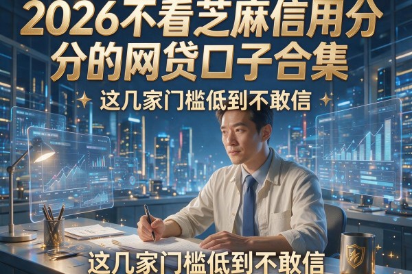 2026不看芝麻信用分的网贷口子合集，这几家门槛低到不敢信