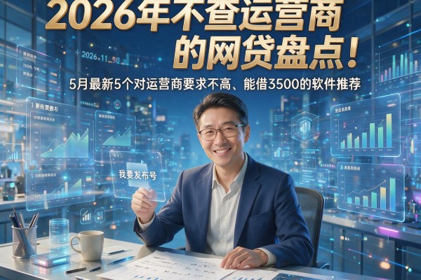 2026年不查运营商的网贷盘点!5月最新5个对运营商要求不高、能借3500的软件推荐