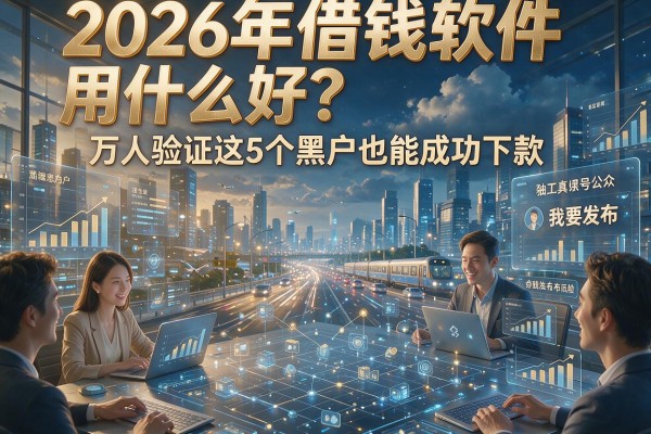 2026年借钱软件用什么好?万人验证这5个黑户也能成功下款!