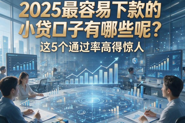 2025最容易下款的小贷口子有哪些呢？这5个通过率高得惊人，速看！