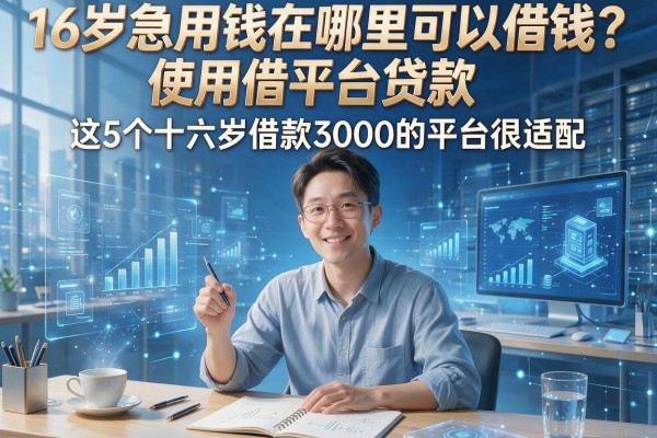 16岁急用钱在哪里可以借钱？这5个十六岁借款3000的平台很适配！