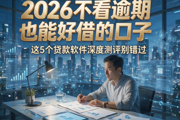 2026不看逾期也能好借的口子,这5个贷款软件深度测评别错过!