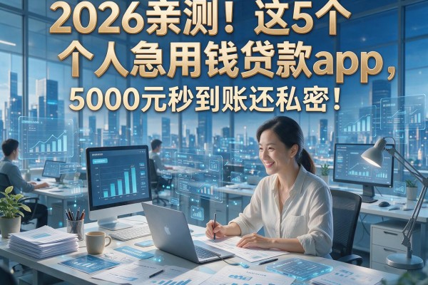 2026亲测！这5个个人急用钱贷款app，5000元秒到账还私密