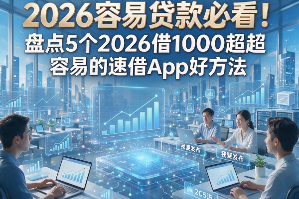 2026容易贷款必看！盘点5个2026借1000超容易的速借App好方法
