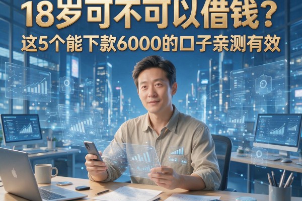 18岁可不可以借钱?这5个能下款6000的口子亲测有效