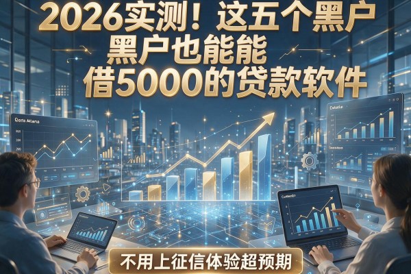2026实测!这五个黑户也能借5000的贷款软件,不用上征信体验超预期